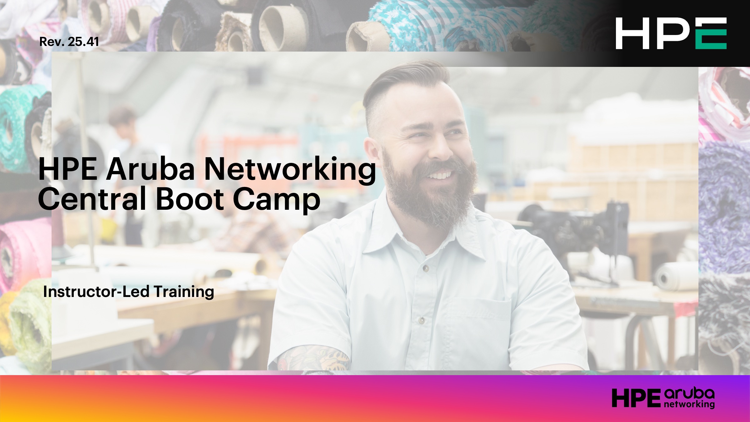HPE Aruba Networking Central Boot Camp (0001213938)