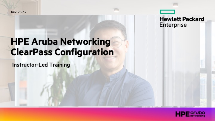 HPE Aruba Networking ClearPass Configuration (0001212504)